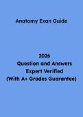 Anatomy Exam Guide Questions and Answers &vert; Study Guide & Practice Test PDF 2026