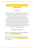 Iowa Dental Board Infection Control Study Guide Exam Questions and Answers for Dental Infection Prevention Certification Review
