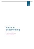 Samenvatting Recht en Onderneming &vert; Inleiding Recht &vert; UA &vert; 2025&sol;26