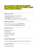 BIO 161 PSU EXAM 1 QUESTIONS AND ANSWERS&NewLine;WITH VERIFIED SOLUTIONS &lpar;100&percnt; CORRECT&rpar; LATEST&NewLine;2026&sol;2027 UPDATE &vert; GRADED A&plus;&period;