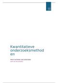 Samenvatting  Kwantitatieve onderzoeksmethoden &vert; UA &vert; 2025&sol;26