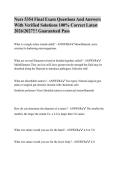 Nurs 5354 Final Exam Questions And Answers&NewLine;With Verified Solutions 100&percnt; Correct Latest&NewLine;2026&sol;2027&excl;&excl;&excl; Guaranteed Pass