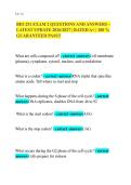 BIO 251 EXAM 2 QUESTIONS AND ANSWERS &ndash;&NewLine;LATEST UPDATE 2026&sol;2027 &vert; RATED A&plus; &vert; 100 &percnt;&NewLine;GUARANTEED PASS&excl;&excl;