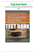 Test Bank For Essentials of Psychiatric Nursing 2nd Edition by Mary Ann Boyd & Rebecca Ann Luebbert ISBN 9781975139810 Chapters &lpar;1 to 31&rpar;