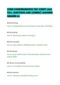 CCRM COMPREHENSIVE TEST SCRIPT 2026&NewLine;FULL QUESTIONS AND CORRECT ANSWERS&NewLine;GRADED A&plus;