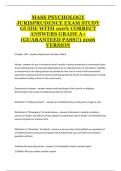 Massachusetts Psychology Jurisprudence Exam Study Guide &ndash; State Laws&comma; Ethics&comma; Licensure&comma; and Professional Practice Review