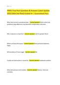 TPATC Final Test Questions & Answers Latest Update&NewLine;2025&sol;2026 &lpar;Verified&rpar; Graded A&plus; &vert; Guaranteed Pass&period;