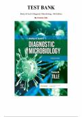 Test Bank for Bailey & Scott's Diagnostic Microbiology&comma; 16th Edition by Patricia Tille&comma; Chapter 1-80 &vert; All Chapters