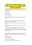 NCCT Practice Exam Surgical Tech Exam Questions and Verified Correct Answers 2026&sol;2027