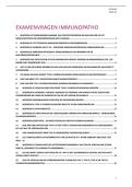 Uitgewerkte examenvragen immunopathologie&NewLine;