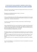 CVENT EVENT MANAGEMENT CERTIFICATION FINAL EXAM WITH QUESTIONS AND 100&percnt; ALL SURE ANSWERS&NewLine;