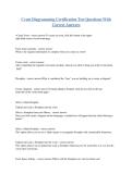 Cvent Diagramming Certification Test Questions With Correct Answers