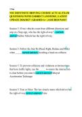 NSC DEFENSIVE DRIVING COURSE ACTUAL EXAM&NewLine;QUESTIONS WITH CORRECT ANSWERS &vert; LATEST&NewLine;UPDATE 2026&sol;2027 &vert; GRADED A&plus; &vert; ASSURED PASS&excl;&excl;
