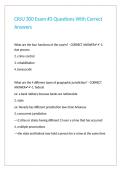 CRJU 300 Exam -3 Questions With Correct Answers