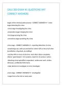 CRJU 300 EXAM -1 QUESTIONS WIT CORRECT ANSWERS