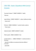 CRJU 300 - Exam 2 Questions With Correct Answers&period;
