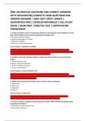 &lbrack;RNC-OB PRACTICE QUESTIONS AND CORRECT ANSWERS &NewLine;WITH EXPLANATION&rsqb; COMPLETE EXAM QUESTIONS AND &NewLine;VERIFIED ANSWERS &vert; 2026&ndash;2027 LATEST UPDATE &vert; &NewLine;GUARANTEED PASS &vert; DETAILED RATIONALES &vert; FULL STUDY &NewLine;GUIDE &vert; EXAM PREP &vert; PRACTICE TEST &vert; CERTIFICATION &NewLine;PREPAR