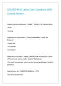 CRJU300 Final Lasley Exam Questions With Correct Answers&period;