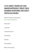 CCTC KIDNEY TRANSPLANT 2026&NewLine;IMMUNOSUPPRESSIVE THERAPY DRUG&NewLine;REGIMENS MONITORING AND SAFETY&NewLine;PROTOCOLS REVIEW