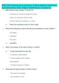 WGU D522 Questions & Answers&colon; Python Built-in Functions &NewLine;and Operations 2026 &vert; High-Yield Review &vert; Graded A&plus;