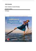 Test Bank for Seeley's Essentials of Anatomy & Physiology 10e VanPutte &vert; Chapter-by-Chapter MCQs &vert; Graded A&plus;
