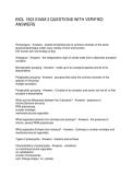 BIOL 1503 EXAM 2 QUESTIONS WITH VERIFIED ANSWERS