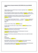 American Board of Surgical Assistants TEST REVIEW Ortho actual 2026&sol;2027 &NewLine;version 
