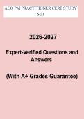 ACQ PM Practitioner Certification Study Set PDF &vert; Acquisition Project Management Exam Prep & Practice Questions &lpar;2026&ndash;2027&rpar;