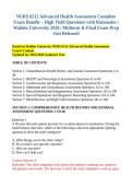NURS 6512 Advanced Health Assessment Complete &NewLine;Exam Bundle &ndash; High Yield Questions with Rationales &vert; &NewLine;Walden University 2026 &vert; Midterm & Final Exam Prep &NewLine;Just Released