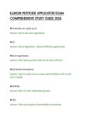 ILLINOIS PESTICIDE APPLICATOR EXAM&NewLine;COMPREHENSIVE STUDY GUIDE 2026