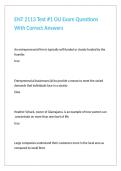 ENT 2113 Test -1 OU Exam Questions With Correct Answers 