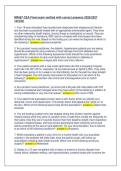 NR667 CEA Final exam verified with correct answers 2026&sol;2027 &NewLine;version 