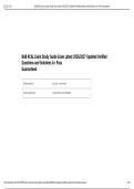 NAB Residential Care And Assisted Living &lpar;RCAL&rpar; Exam Questions And Answers With Verified Solutions And Study Guide