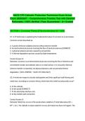 NACE CP2 Cathodic Protection Technician Exam Actual Exam 2026&sol;2027 &ndash; Comprehensive Practice Test with Detailed Rationales &vert; 100&percnt; Verified &vert; Pass Guaranteed &ndash; A&plus; Graded