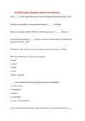 SSC 200 Exam&num;1 Questions with Correct Answers