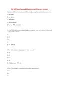SSC 200 Exam Review&num;1 Questions with Correct Answers&NewLine;