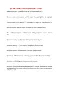 SSC 200 Exam&num;1 Questions with Correct Answers