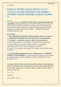 BAR KLEY PNP DRT 2 EXAM NEWEST 2026&sol;2027 ACTUAL EXAM 100 UQUESTIONS AND CORRECT &NewLine;ANSWERS &lpar;VEIFIED ANSWERS&rpar; &vert;ALREADY GRADED &NewLine;A&plus;  &NewLine;