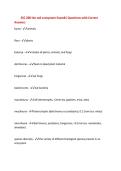 SSC 200 the soil ecosystem Exam&num;1 Questions with Correct&NewLine;Answers