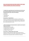 NSG 3130 EXAM REVIEW QUESTIONS COMPLETE WITH 100&percnt; VERIFIED ANSWERS AND DETAILED RATIONALES