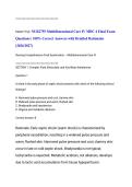NUR2755 Multidimensional Care IV MDC 4 Final Exam Questions &vert; 100&percnt; Correct Answers with Detailed Rationales &lpar;2026&sol;2027&rpar;