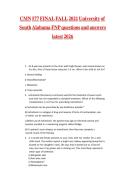 CMN 577 - FINAL EXAM REVIEW QUESTIONS AND ANSWERS VERIFIED AND UPDATE 2026 2027&period;