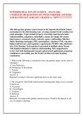 SUPERIOR REAL ESTATE SCHOOL &ndash; EXAM 2026 &ndash; &NewLine;COMPLETE 300 QUESTION SET WITH VERIFIED ANSWERS &NewLine;AND RATIONALE ALREADY GRADED A&plus; NEW&excl;&excl;&excl;&excl;&excl;&excl;&excl;&excl;&excl;&excl;&excl;&excl;&excl;&excl;&excl;&excl;&excl;&excl;&excl;
