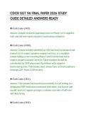 CDCR SGT 96 FINAL PAPER 2026 STUDY&NewLine;GUIDE DETAILED ANSWERS READY