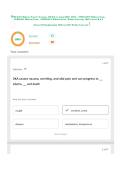 NURS 6501 Exam &vert; FULLY COVERED Exam &vert;QUESTIONS & ANSWERS&vert; already graded A&plus; &lpar;COMPLETE BUNDLE&rpar; UPDATED&excl;&excl;&excl;