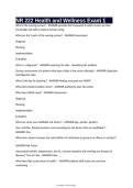 NR 222 Health And Wellness Exam 1 Practice Questions And Answers Study Guide 2027