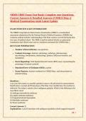 NBME CBSE Exam Test Bank &vert; Complete 200 Questions&comma; Correct Answers & Detailed Explanations &lpar;USMLE Step 1&rpar; Medical Examination 2026 Latest Update