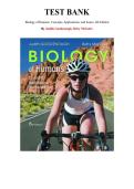 Test Bank for Biology of Humans&colon; Concepts&comma; Applications&comma; and Issues&comma; 6th edition by Judith Goodenough&comma; Betty McGuire&comma; Chapter 1-24 &vert; All Chapters 