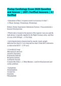 Fisdap Cardiology Complete Exam Bundle &vert; 2026 Questions & Answers Pack &vert; Verified Revision Material &vert; A&plus; &vert; 100&percnt; Study Set