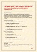 ARDMS SPI Exam Latest Real Exam 2026 &vert; Complete 110 Questions&comma; Correct Answers & Detailed Explanations &lpar;Sonography Principles and Instrumentation&rpar; Brand New&excl;&excl;